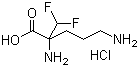 structure of CAS# 68278-23-9, 盐酸依氟鸟氨酸