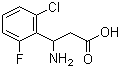 CAS 登录号：682803-80-1, 3-氨基-3-(2-氯-6-氟苯基)丙酸