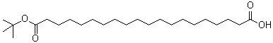 structure of CAS# 683239-16-9, Eicosanedioic acid mono(1,1-dimethylethyl) ester