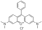 CAS 登录号：6837-70-3, 3,6-二(二甲基氨基)-9-苯基呫吨鎓氯化物