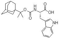 CAS 登录号：68388-91-0, N-[(1-甲基-1-金刚烷-1-基乙氧基)羰基]-L-色氨酸