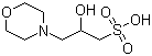 MOPSO molecular structure (CAS 68399-77-9)
