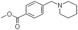 structure of CAS# 68453-37-2, 4-(1-哌啶基甲基)苯甲酸甲酯