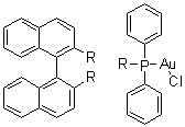 [mu-[[1,1'-Binaphthalene]-2,2'-diylbis[diphenylphosphine]]]dichlorodigold molecular structure (CAS 685138-48-1)