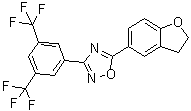 CAS 登录号：685505-07-1, 3-[3,5-二(三氟甲基)苯基]-5-(2,3-二氢-5-苯并呋喃基)-1,2,4-恶二唑