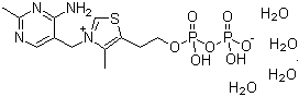 structure of CAS# 68684-55-9, 四水合辅羧酶