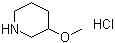 structure of CAS# 688809-94-1, 3-甲氧基哌啶盐酸盐
