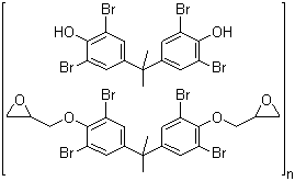 CAS 登录号：68928-70-1, 溴化环氧树脂, 四溴双酚 A-四溴双酚 A 环氧丙基醚共聚物