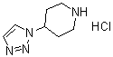 structure of CAS# 690261-88-2, 4-(1H-1,2,3-Triazol-1-yl)piperidine monohydrochloride