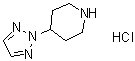 4-(2H-1,2,3-三唑-2-基)哌啶单盐酸盐分子结构 (CAS 690261-89-3)