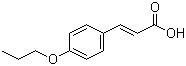 structure of CAS# 69033-81-4, 4-丙氧基肉桂酸