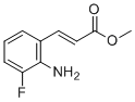 甲基(E)-3-(2-氨基-3-氟苯基)丙烯酸酯分子结构 (CAS 690664-20-1)