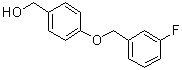 structure of CAS# 690969-16-5, 4-[(3-Fluorophenyl)methoxy]benzenemethanol