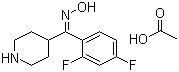 CAS 登录号：691007-06-4, (1Z)-(2,4-二氟苯基)-4-哌啶基甲酮肟醋酸盐