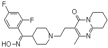 structure of CAS# 691007-09-7, 利培酮 E-肟
