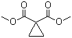 1,1-环丙烷二甲酸二甲酯分子结构 (CAS 6914-71-2)