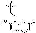 structure of CAS# 69219-24-5, 8-(3-羟基-3-甲基丁基)-7-甲氧基-2H-1-苯并吡喃-2-酮
