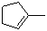CAS # 693-89-0, 1-Methylcyclopentene, 1-Methyl-1-cyclopentene