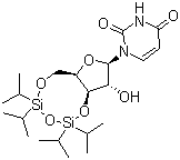 structure of CAS# 69304-38-7, 3',5'-O-(1,1,3,3-四异丙基-1,3-二硅氧烷)尿苷