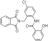 CAS 登录号：693288-97-0, N-[4-氯-2-[(1,3-二氢-1,3-二氧代-2H-异吲哚-2-基)甲基]苯基]-2-羟基苯甲酰胺
