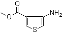 structure of CAS# 69363-85-5, Methyl 4-aminothiophene-3-carboxylate