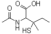 CAS 登录号：6940-61-0, N-乙酰基-3-巯基异亮氨酸