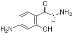 structure of CAS# 6946-29-8, 4-氨基水杨酰肼