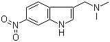 structure of CAS# 6954-87-6, 6-硝基芦竹碱