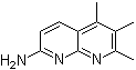 structure of CAS# 69587-84-4, 2-Amino-5,6,7-trimethyl-1,8-naphthyridine