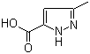 CAS 登录号：696-22-0, 3-甲基吡唑-5-甲酸