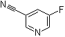 structure of CAS# 696-42-4, 5-氟吡啶-3-甲腈