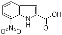 structure of CAS# 6960-45-8, 7-硝基吲哚-2-甲酸