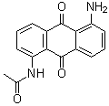 CAS # 6960-55-0, 1-Amino-5-acetoaminoanthraquinone, N-(5-Amino-9,10-dihydro-9,10-dioxo-1-anthracenyl)acetamide
