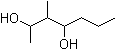 structure of CAS# 6964-04-1, 3-甲基-2,4-庚二醇