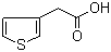 structure of CAS# 6964-21-2, 3-噻吩乙酸