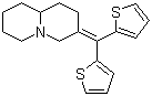CAS # 69664-10-4, 3-[Bis(2-thienyl)methylene]octahydro-2H-quinolizine, 3-[Di(2-thienyl)methylene]octahydro-2H-quinolizine