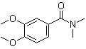 CAS # 6967-45-9, 3,4-Dimethoxy-N,N-dimethylbenzamide, NSC 68327