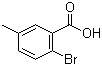structure of CAS# 6967-82-4, 2-溴-5-甲基苯甲酸