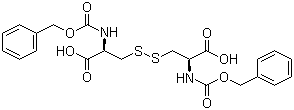 structure of CAS# 6968-11-2, N,N'-二(苄氧羰基)-L-胱氨酸