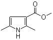 structure of CAS# 69687-80-5, 2,5-二甲基-1H-吡咯-3-甲酸甲酯