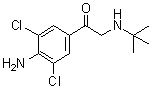 CAS # 69708-36-7, Ketoclenbuterol, 1-(4-Amino-3,5-dichlorophenyl)-2-[(1,1-dimethylethyl)amino]ethanone