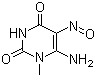 CAS 登录号：6972-78-7, 6-氨基-1-甲基-5-亚硝基尿嘧啶