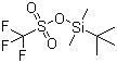 CAS # 69739-34-0, tert-Butyldimethylsilyl trifluoromethanesulfonate, Trifluoromethanesulfonic acid tert-butyldimethylsilyl ester