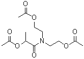 CAS 登录号：6974-34-1, 2-(乙酰氧基)-N,N-二[2-(乙酰氧基)乙基]丙酰胺