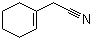 1-环己烯乙腈分子结构 (CAS 6975-71-9)