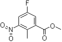 structure of CAS# 697739-03-0, 5-氟-2-甲基-3-硝基苯甲酸甲酯
