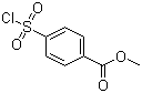 structure of CAS# 69812-51-7, 4-(氯磺酰基)苯甲酸甲酯