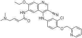 structure of CAS# 698387-09-6, 来那替尼
