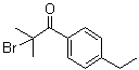 structure of CAS# 698394-60-4, 2-溴-1-(4-乙基苯基)-2-甲基丙烷-1-酮