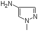 structure of CAS# 69843-13-6, 1-Methyl-1H-pyrazol-4-ylamine